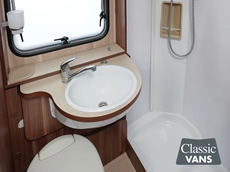 motorhome bathroom storage